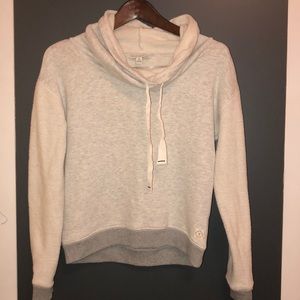 Loose turtle neck hoodie